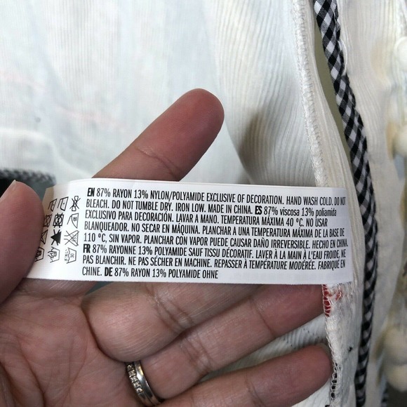 English Factory Jacket With Fringe Trim White Pom - Picture 5 of 6